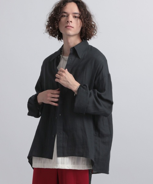 HARE（ハレ） 長袖シャツ MEDIUM ブラック メンズ : ZOZOTOWN Yahoo!店