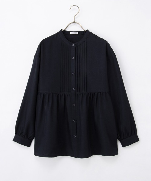 Honeys（ハニーズ） ブラウス シャツ ピンタックブラウス レディース