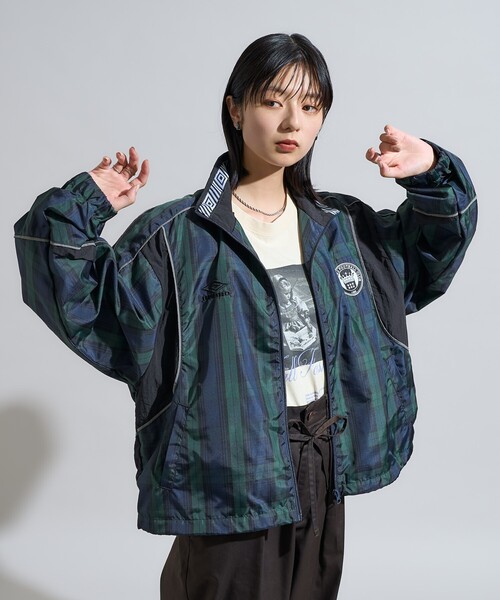 フリークスストア別注　Umbro グリーン トラックジャケット FREAK'S STORE（フリークスストア）の「UMBRO × FREAK'S STORE