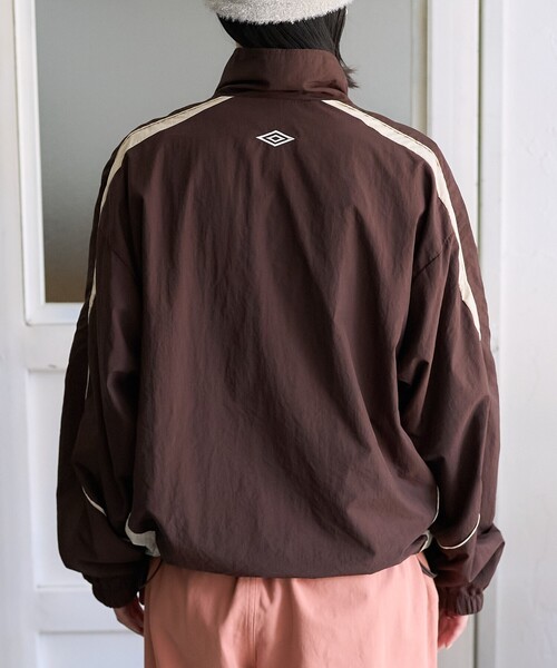 UMBRO ブラウン ナイロンジャンパー FREAK'S STORE ブルゾン ジャンバー UMBRO × STORE/アンブロ