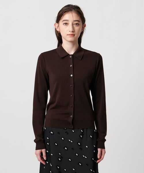 新品未使用 UNITED ARROWS カーディガン UNITED ARROWS カーディガン ポロニット ウォッシャブル