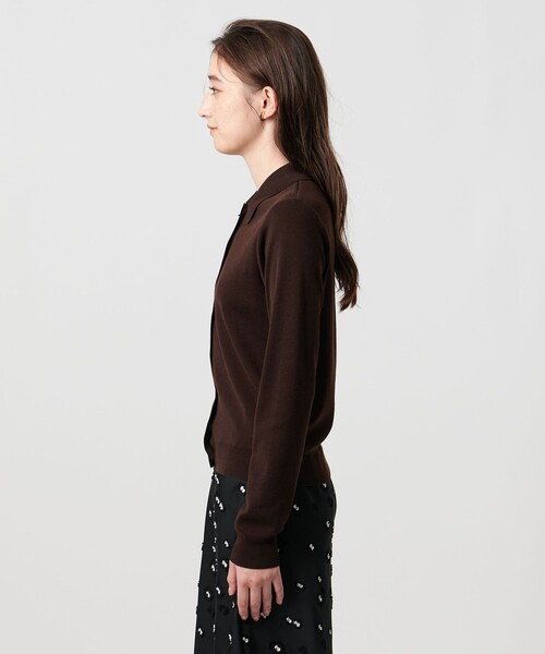 Myy出品 UNITED ARROWS カーディガン ポロニット ウォッシャブル