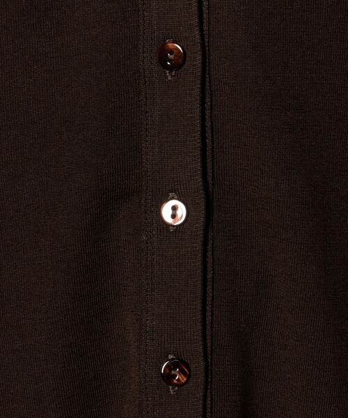 UNITED ARROWS カーディガン ポロニット ウォッシャブル
