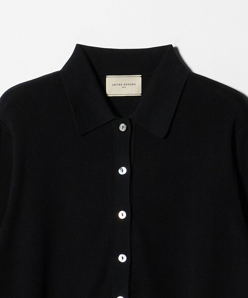 UNITED ARROWS カーディガン ポロニット ウォッシャブル