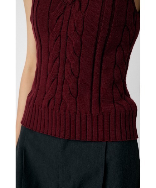 MOUSSY（マウジー） キャミソール CABLE KNIT キャミソール : ZOZOTOWN 