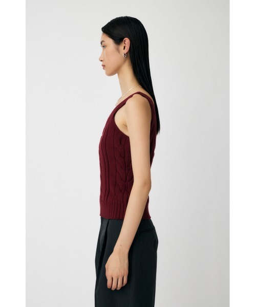 MOUSSY キャミソール CABLE KNIT : ZOZOTOWN Yahoo!店 - 通販