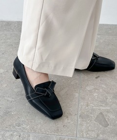 パンプス WEB限定 ローファーパンプス 歩きやすい 疲れにくい 3.5cmヒール 脱げにくい 通勤 /55301