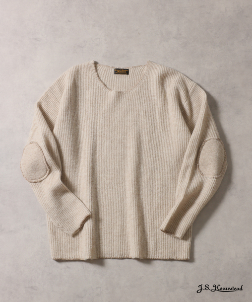 やんぞ卍ニット CREW NECK KNIT-LINE YIN&YANG｜MACMAHON KNITTING MILLS｜TOPS