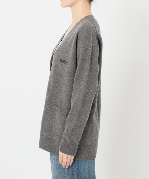 Spick＆Span（スピック アンド スパン） カーディガン ロゴジャガードV