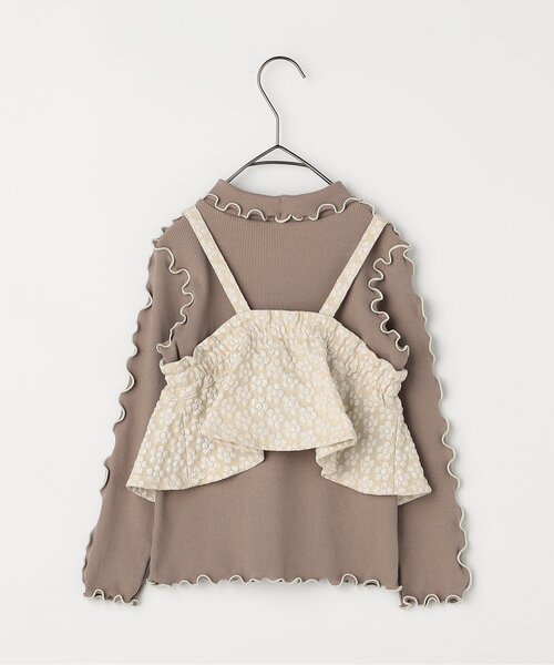 p.premier（ピードットプルミエ） tシャツ 「ジュニア対応」花柄