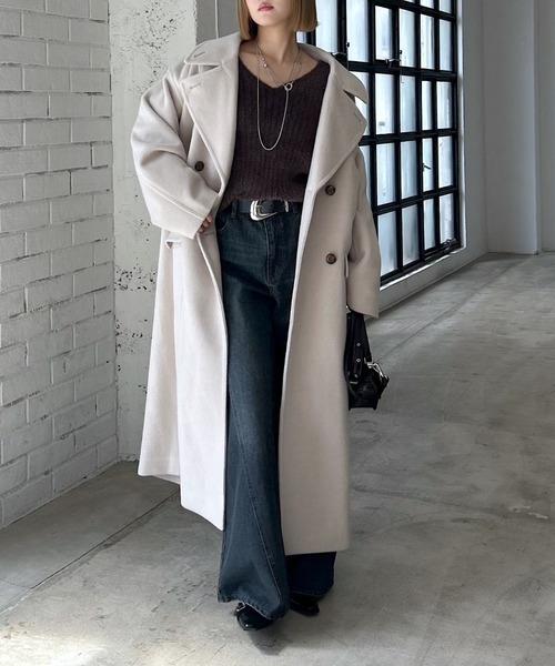 PAGE BOY 　ロングコート PAGEBOY（ページボーイ）の「ケープツキボリュームコート（）」 - WEAR