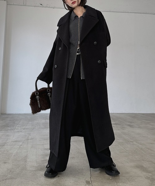 PAGEBOY コート チェスターコート ウーリーテックロングコート