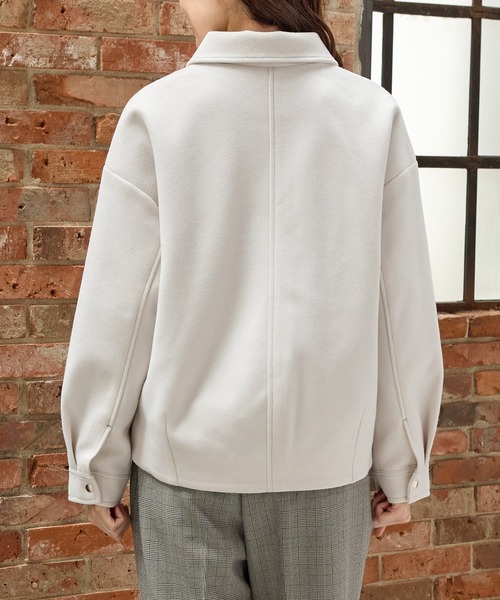 Honeys（ハニーズ） ブルゾン アウター 「抗菌防臭・静電気軽減」衿付