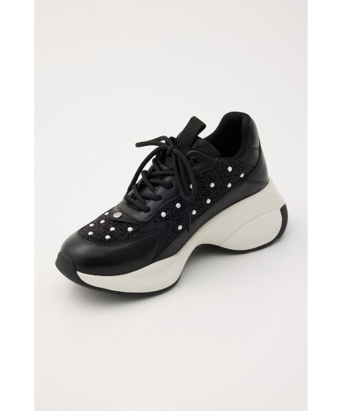 STACCATO ブラック スニーカー STACCATO | ドルチェボリュームスニーカーイン (スニーカー ) |SHEL