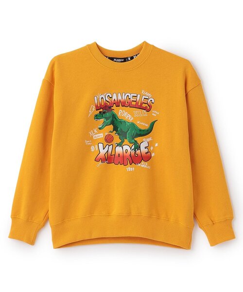 XLARGE KIDSトレーナー XLARGE KIDS（エクストララージ キッズ） トレーナー バスケット恐竜