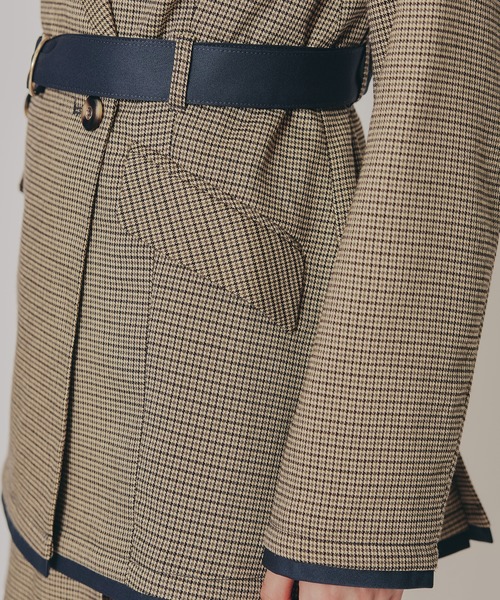 R&D.M.Co-WOOL チェックジャケット　24AW REDYAZEL（レディアゼル） ジャケット テーラードジャケット