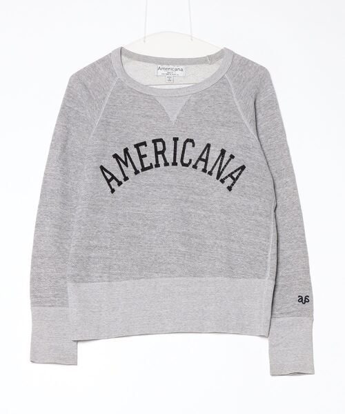 AMERICANA（アメリカーナ） スウェットカットソー M ホワイト