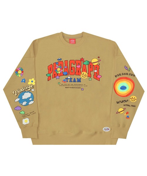 Paragraph（パラグラフ） スウェットカットソー FREE ベージュ メンズ