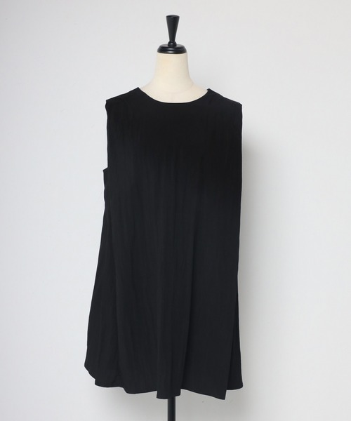 「Bonjour Sagan」 ノースリーブワンピース FREE ブラック レディース_画像2