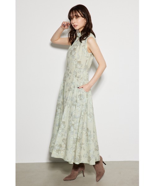 「rienda」 ノースリーブワンピース SMALL イエロー系その他 レディース_画像2