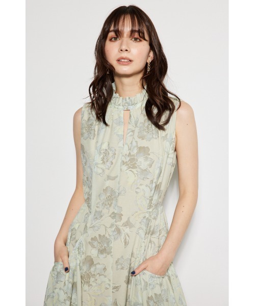 「rienda」 ノースリーブワンピース SMALL イエロー系その他 レディース_画像3