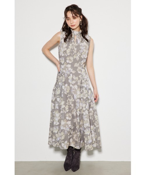 「rienda」 ノースリーブワンピース SMALL イエロー系その他 レディース_画像7