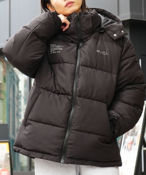 RVCA（ルーカ） ブルゾン アウター メンズ BACK PRINT PUFFER JKT