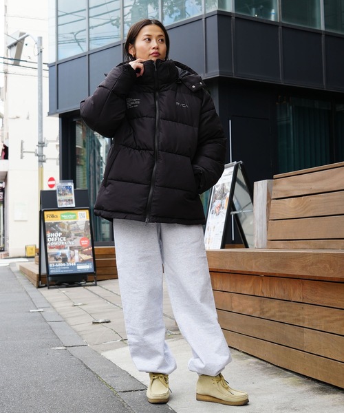 RVCA（ルーカ） ブルゾン アウター メンズ BACK PRINT PUFFER JKT