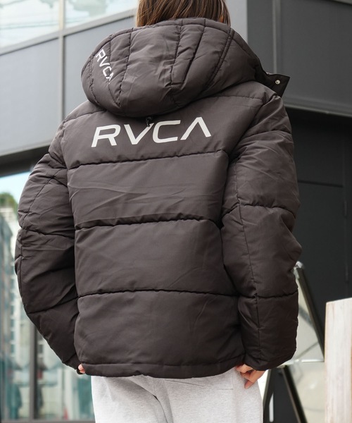 新作☆RVCA☆BACK PRINT PUFFER JKT☆エコダウンブルゾン RVCA（ルーカ） ブルゾン アウター メンズ BACK PRINT PUFFER JKT