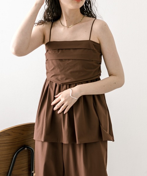 mystic 「mystic」 セットアップ FREE ブラウン レディース : ZOZOTOWN