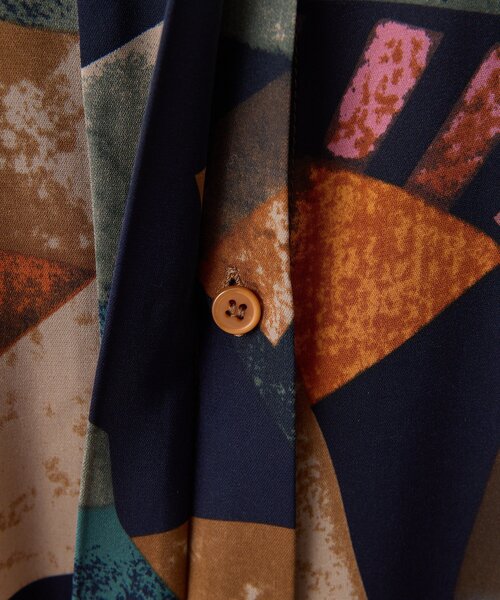 ear PAPILLONNER（イア パピヨネ） ワンピース 襟付きプリーツ