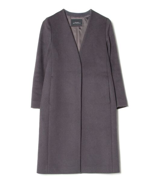 未着用タグ付き　グリーンレーベルリラクシング　ノーカラーコート green label relaxing（グリーンレーベルリラクシング） ノーカラー