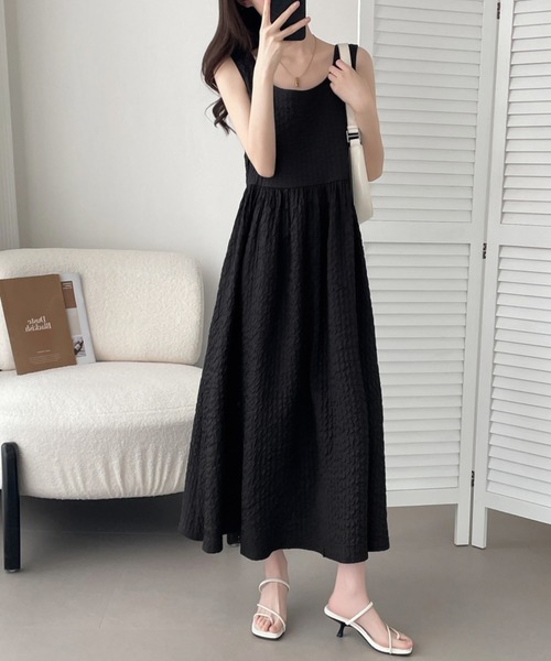 「ABITOKYO」 ノースリーブワンピース X-LARGE ベージュ レディース_画像9