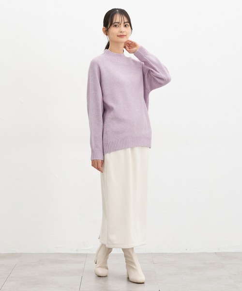 Honeys（ハニーズ） ニット セーター ラメハイネックニット レディース