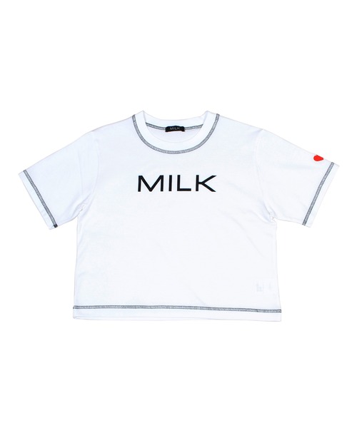 「MILK」 半袖Tシャツ FREE ピンク レディース_画像2