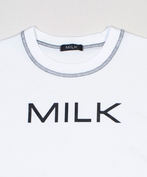 「MILK」 半袖Tシャツ FREE ピンク レディース_画像4