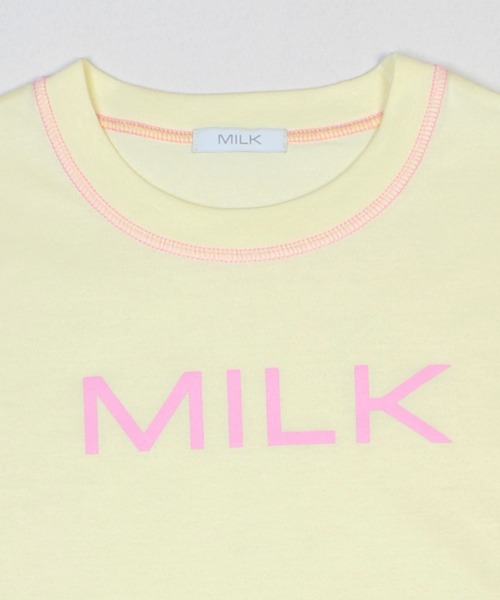 「MILK」 半袖Tシャツ FREE ピンク レディース_画像8