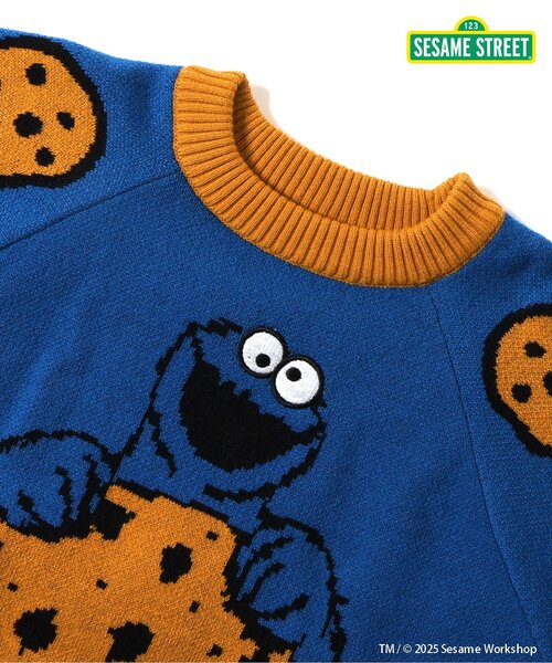 SESAME STREET（セサミストリート） ニット セーター 2色2柄ジャガード