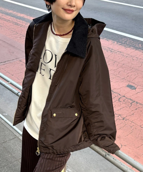 ジャケット・アウター Barbour Barbour × TO KI TO》ドライビング キルティング ワックス ジャケット
