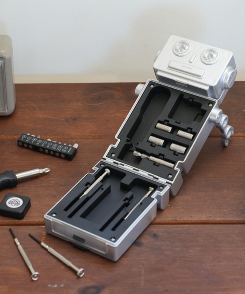DULTON（ダルトン） TOOL KIT ROBOT SILVER/ロボット 工具セット