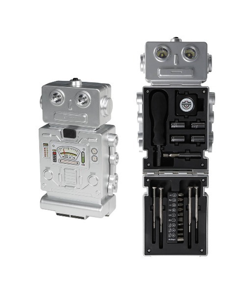 DULTON（ダルトン） TOOL KIT ROBOT SILVER/ロボット 工具セット