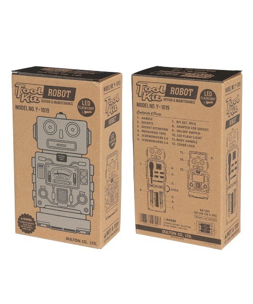 DULTON（ダルトン） TOOL KIT ROBOT SILVER/ロボット 工具セット