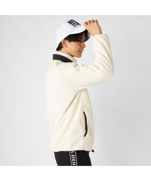 FILA（フィラ） ブルゾン アウター シャギー フリース ジャケット