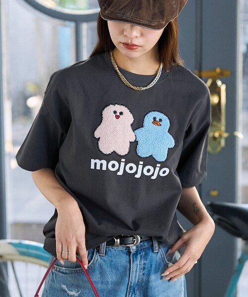 PUBLUX（パブリュクス） 半袖Tシャツ「mojojojoコラボ」 フリ- オフ