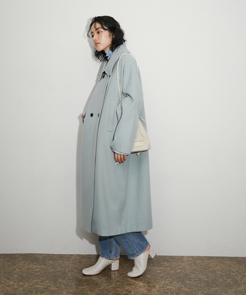 ADAM ET ROPE'（アダムエロペ） コート 36 チャコールグレー