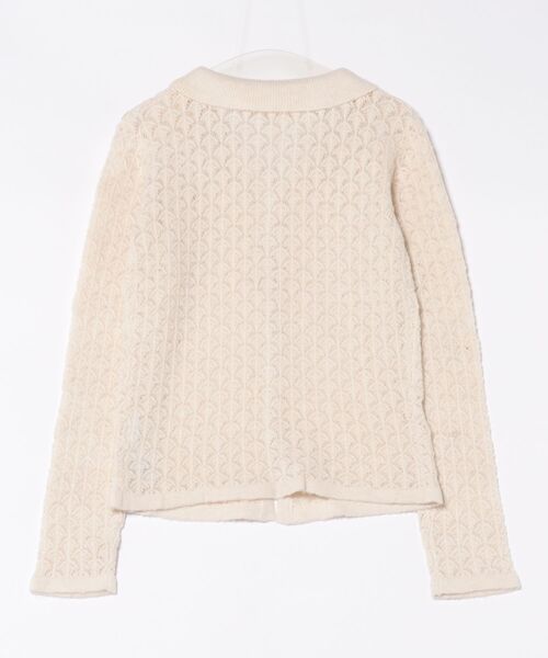 「GEORGE'S」 ニットカーディガン MEDIUM オフホワイト レディース_画像2