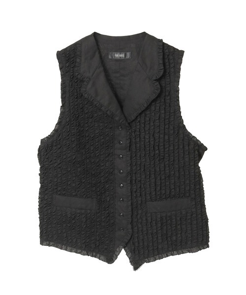 PINK HOUSE（ピンクハウス） ベスト ジレ フリルローンベスト