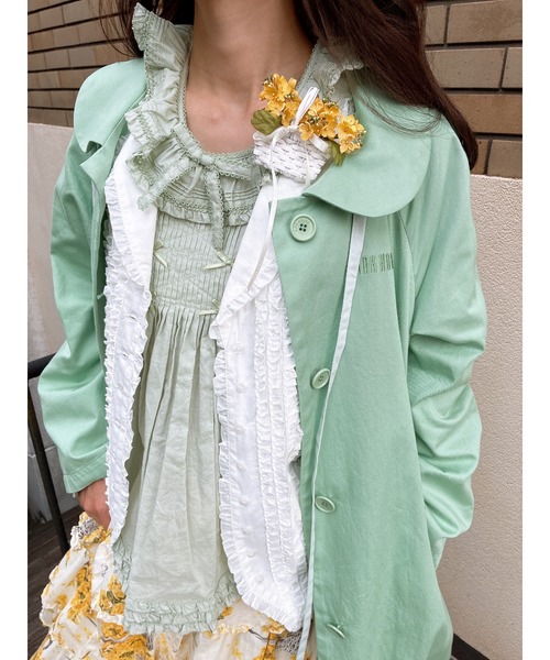 PINK HOUSE（ピンクハウス） ベスト ジレ フリルローンベスト