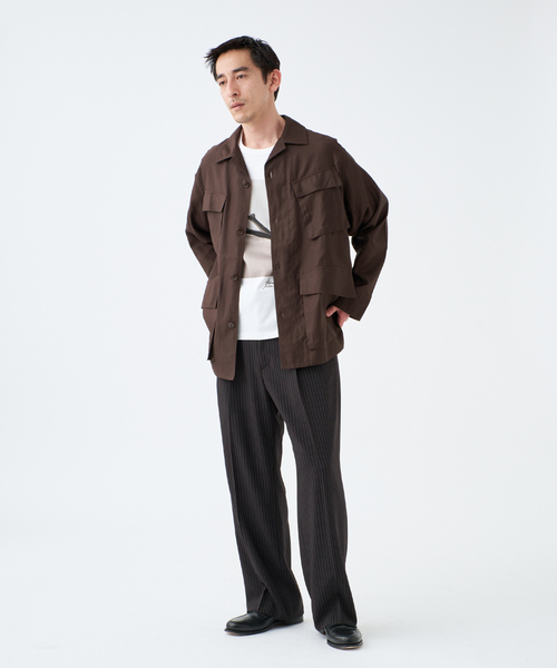 EDIFICE（エディフィス） ミリタリージャケット モッズコート スーピマ