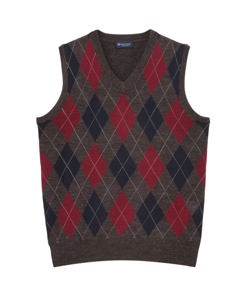 「Pitta Re:)」 ニットベスト LL ネイビー メンズ_画像6